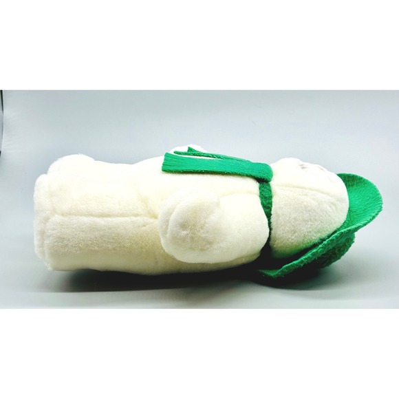 Eden The Snowman Plush Green Hat Scarf Vintage Raymond Briggs 11 inch - Picture 8 of 10